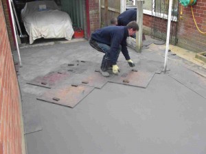 Printing using the large ashlar mats.